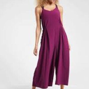 Athleta Sayulita Jumpsuit in Velvet Plum 8